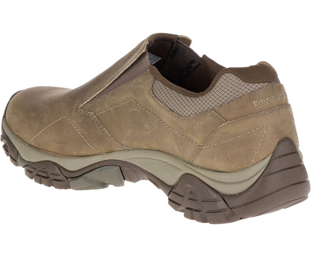 Merrell Barefoot Sko Herre - Moab Adventure Moc Wide Width - Olivengrøn - LBO908617